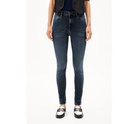 TILLAA | Skinny Jeans Mid Waist Bio-Baumwoll Mix X-Stretch - blau (31-34)