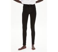 TILLAA X STRETCH | Skinny Leg Mid Waist aus Bio-Baumwoll Mix - schwarz (25-34)