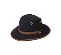 Tilley - The Outback - Hut, Gr. M 58 cm, schwarz (Navy/Tan)