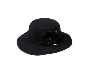 Tilley T3 Wanderer Packbarer Sonnenhut - Schwarz