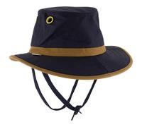 Tilley Outback-Hut TWC7 – gewachste Baumwolle – Navy/British Tan – 62,5 cm