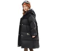 Tilozs Winterjacke Mädchen mit Fellkapuze Kapuzenjacke Winddichte Outdoor Winterparka Winter Warm Fleece Mäntel Verdickte Gefütterte Jacke