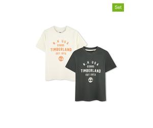 Timberland 2er-Set: Shirts in Khaki - Größe 110 | Kinder Oberteile