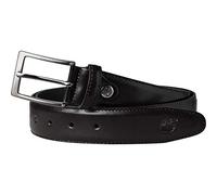 Timberland Gürtel Birch Point Classic Leder verstellbar Schwarz XL 125 cm