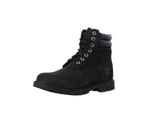 Timberland 6-Zoll-Lederstiefel Im Basic-Stil, Schwarz EU42