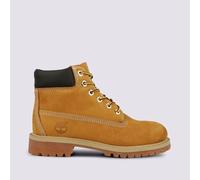 Timberland Youth 6-Inch Premium Waterproof Boot Wheat Nubuck, Größe EU 32.5 - PrimaLoft® Winterschuh, Farbe Braun