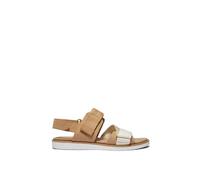 Sandale TIMBERLAND "ADLEY SHORE BACKSTRAP SANDAL", Damen, Gr. 40, beige (md beige sue), Leder, Synthetik, Schuhe Sandale (66809501-40) md beige sue