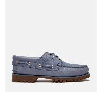 Timberland - All Gender Handgenähter Timberland Authentic 3-Eye Lug Bootsschuh in Blau, Blau, Größe: 45