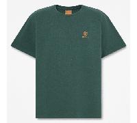 Timberland - All Gender Timberland x BEAMS Baumwoll-T-Shirt mit Print in Dunkelgrün, Grün, Größe: XS