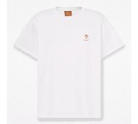 Timberland - All Gender Timberland x BEAMS Baumwoll-T-Shirt mit Print in Weiß, Weiß, Größe: XS