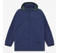 Timberland - All Gender Timberland x BEAMS Nylon-Wendejacke mit Reißverschluss in Dunkelblau, Blau, Größe: S