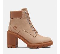Timberland Womens Mid Lace UP Boot light beige nubuck 9.5 Wide Fit