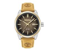 Timberland - Armbanduhr Date Henniker II - Quartz Uhrwerk - Gehäusebreite: 44 mm - Edelstahl - Brown - Camel - 5 ATM