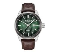 Timberland - Armbanduhr Date Henniker II - Quartz Uhrwerk - Gehäusebreite: 44 mm - Edelstahl - Green - Brown - 5 ATM