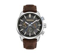 Timberland - Armbanduhr Henniker II - Quartz Uhrwerk - Gehäusebreite: 46 mm - Edelstahl - Black - Brown - 5 ATM