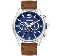 Timberland Herren Analog Quarz Uhr mit Leder-Kalbsleder Armband TBL16062JYS.03
