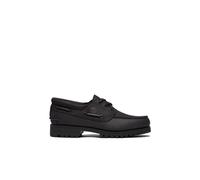 Bootsschuh TIMBERLAND "TIMBERLAND AUTHENTIC - BOAT SHOE", Herren, Gr. 41,5, Leder, schwarz (schwarz full grain w schwarz), Schuhe Bootsschuh, Bootsschuh aus Leder (46120514-41,5) schwarz full grain w