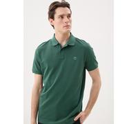 Timberland Pique Short Sleeve Polo Dark Green Größe: M | Casual hemden Outlet | Herren | Grün