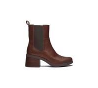 Chelseaboots TIMBERLAND "BELLEVAUXMID CHELSEA BOOT", Gr. 38,5, braun (schwarz braun full grain), Leder, sportlich, Schuhe, Stiefelette, Winterschuhe, Ankle Boots (11436317-38,5) schwarz braun full gra
