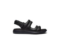 Timberland Womens Backstrap Sandal blk full grain 9 Wide Fit