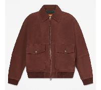 Timberland - Bomberjacke aus Leder für Herren in Dunkelbraun, Herren, Braun, Größe: XXL