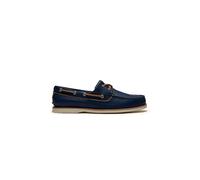 Bootsschuh TIMBERLAND "CLASSIC BOAT BOAT SHOE", Herren, Gr. 43, dk blu f grain, Leder, Schuhe Bootsschuh, Classic Bootsschuh aus Timberland Premium Leder (67315812-43) dk blu f grain