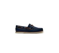 Bootsschuh TIMBERLAND "CLASSIC BOAT BOAT SHOE", Herren, Gr. 44, dk blu f grain, Leder, Schuhe Bootsschuh, Classic Bootsschuh aus Timberland Premium Leder (67315812-44) dk blu f grain