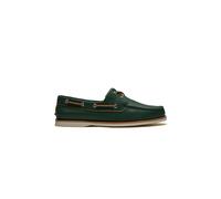Bootsschuh TIMBERLAND "CLASSIC BOAT BOAT SHOE", Herren, Gr. 45, grün (md grn f grain), Leder, Schuhe Bootsschuh, Classic Bootsschuh aus Timberland Premium Leder (41283814-45) md grn f grain