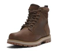 Timberland Britton Road 0A69UH rostfarbener, vollnarbiger brauner Mid-Herrenschuh, wasserdichte Stiefel 46