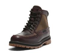 Timberland Britton Road Wasserdichte Stiefel für Herren, Burgunderrot, Vollnarben, 41 EU