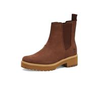 Schnürboots TIMBERLAND "CARNABY COOL MID CHELSEA BOOT", Gr. 38,5, braun (medium braun nubuck), Leder, sportlich, Schuhe, Stiefelette, Winterschuhe, Ankle Boots (60382762-38,5) medium braun nubuck