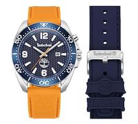 Timberland Carrigan Herrenarmbanduhr mit Wechselband, Durchmesser: 44mm, Material: Silikon, TDWGN0010002