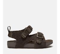 Timberland Kids Backstrap Sandal dark grey suede 2