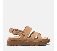 Timberland Clairemont Way Cross Strap Damen Sandalen hellbraun - 36