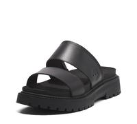 Timberland Womens Clairemont Way Slide Sandal blk full grain 6 Wide Fit