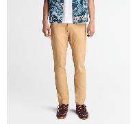 Timberland - Claremont Chinohose aus Popeline für Herren in Gelb, Herren, Gelb, Größe: 36