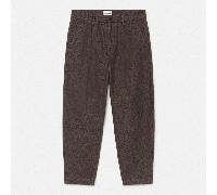 Timberland Claremont Herringbone Pleated Chinohose 30 Chocolate Brown Yd