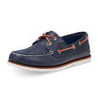 Bootsschuh TIMBERLAND "Men´s 2 Exe Boat Shoe", Herren, Gr. 41, blau (nautical, blau, wilderness), Leder, Schuhe Bootsschuh (65665226-41) nautical, blau, wilderness