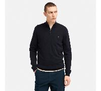 Timberland - Cohas Brook Pullover aus Merinowolle mit 1/4-Reißverschluss für Herren in Dunkelblau, Herren, Blau, Größe: S