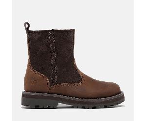 Timberland - Courma Kid Boot mit warmem Futter für Kleinkinder in Dunkelbraun, Braun, Größe: 21