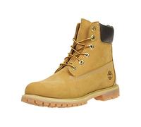 Timberland Damen 6 in Premium Waterproof' Kalt gefüttert Classics Kurzschaft Stiefel & Stiefeletten, Gelb (Wheat Nubuck), 41 EU