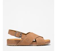 Timberland Damen Sandalen Malibu Waves Basic Cross Strap Sandal 0A41 Indian Tan-39,5
