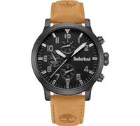 Timberland Driscoll Uhr für Herren in der Farbe Beige mit Armband aus Leder, Wasserdichtigkeit: 5 bar, Gehäusedurchmesser: 46 mm, TDWGF0040701