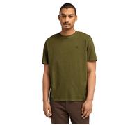 Timberland Dunstan River Garment Dye Short Sleeve Tee Dark Olive Größe: S | Basic T-Shirts Outlet | Herren | Grün