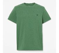 T-Shirt TIMBERLAND "DUNSTAN RIVER Short Sleeve Tee", Herren, Gr. XXL, myrtle, Single Jersey, Obermaterial: 100% Baumwolle, Rundhals, Shirts T-Shirt (75386769-XXL) myrtle