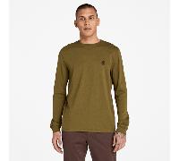 Timberland - Dunstan River Langarm-T-Shirt für Herren in Dunkelgrün, Herren, Grün, Größe: S