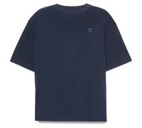 T-Shirt TIMBERLAND "DUNSTAN RIVER Short Sleeve Tee", Damen, Gr. M, schwarz sapphire, Obermaterial: 100% Baumwolle, Rundhals, Shirts T-Shirt (87669030-M) schwarz sapphire