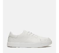 Sneaker TIMBERLAND "Emerson Street LOW LACE UP SNEAKER", Herren, Gr. 43,5, whi full grain, Leder, Synthetik, Schuhe (66804469-43,5) whi full grain