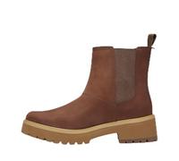 Schnürboots TIMBERLAND "CARNABY COOL MID CHELSEA BOOT", Gr. 37, braun (medium braun nubuck), Leder, sportlich, Schuhe, Stiefelette, Winterschuhe, Ankle Boots (60382762-37) medium braun nubuck