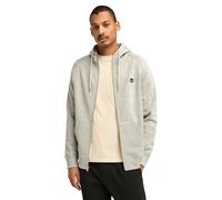 Timberland Exeter River Brushed Back Full Zip Hoodie Medium Grey Heathe Größe: L | Leichte Jacken Outlet | Herren | Grau